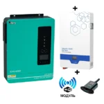 Інвертор гібридний сонячний 6,2кВт з акумулятором Anern 5,12 кВт/г (AN-SCI-EVO-6200-AN-LPB-N-48100-WiFi)